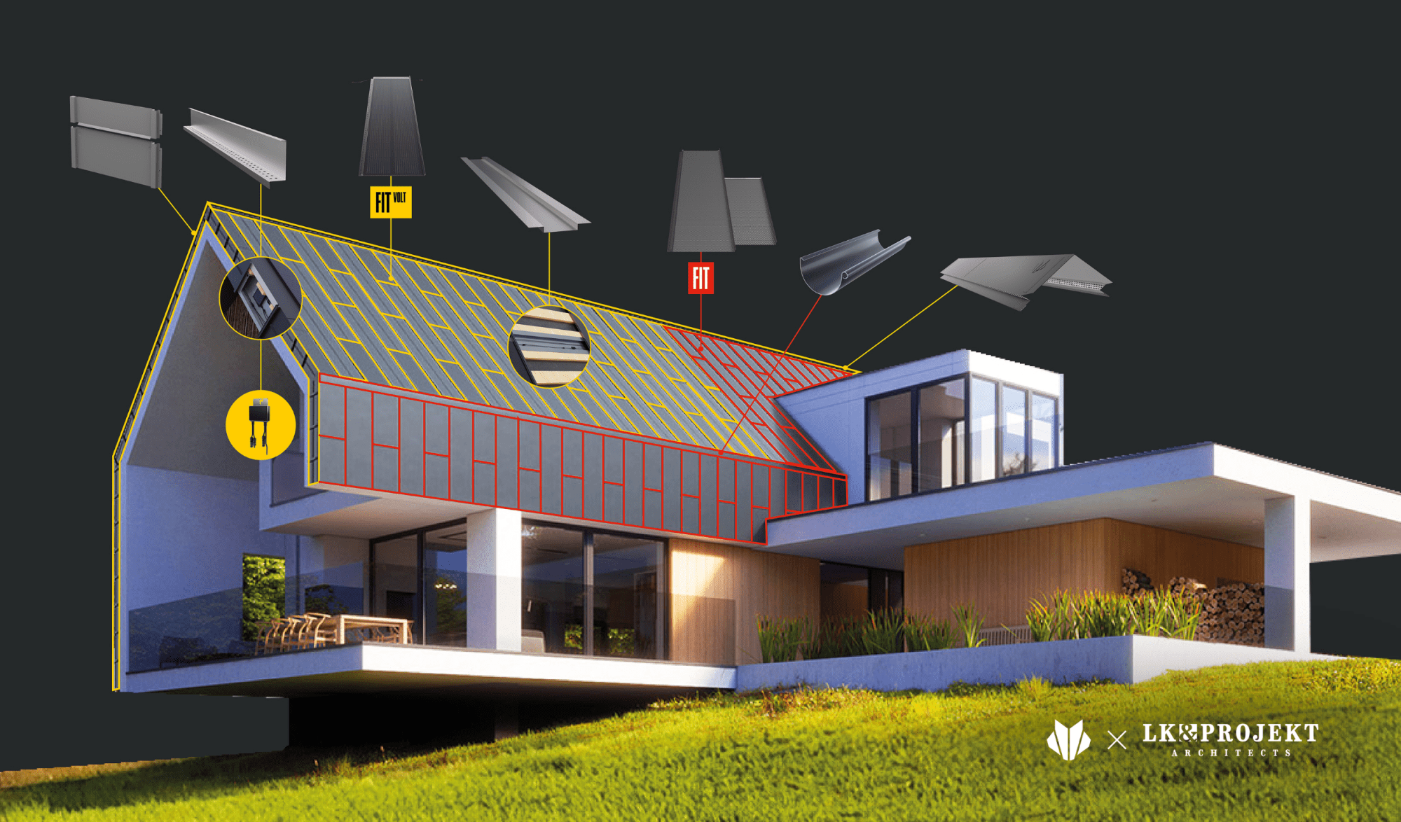 Elementy systemu SOLROOF